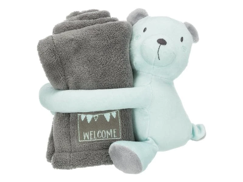 Trixie Welpen-Decke Junior, Set Decke und Bär 1 Trixie Welpen-Decke Junior, Set Decke und Bär