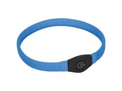 Karlie Leuchtring Visio Light LED Langhaar, blau