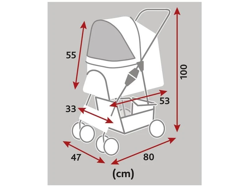 Trixie Buggy Friends on Tour 47 x 100 x 80 cm 5 Trixie Buggy Friends on Tour 47 x 100 x 80 cm – Bild 5