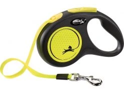 Flexi Hundeleine New Neon S Gurt, 5 m