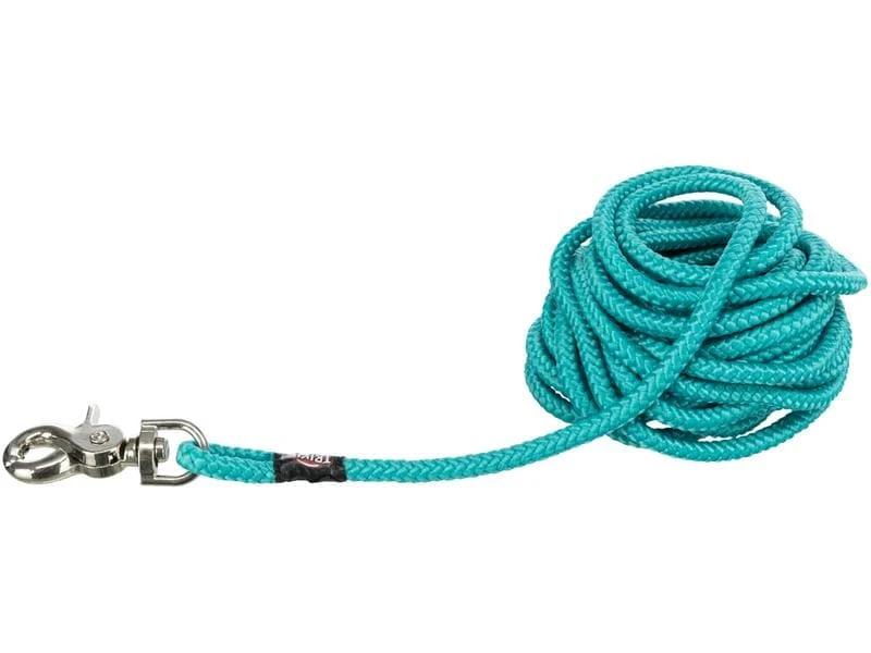 Trixie Schleppleine Trigger Snap Ozean, ø 6 mm / 5 m 1 Trixie Schleppleine Trigger Snap Ozean, ø 6 mm / 5 m