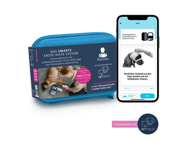 Pocdoc Tier-Erste-Hilfe-Set Pet Connect 2 Pocdoc Tier-Erste-Hilfe-Set Pet Connect – Bild 2