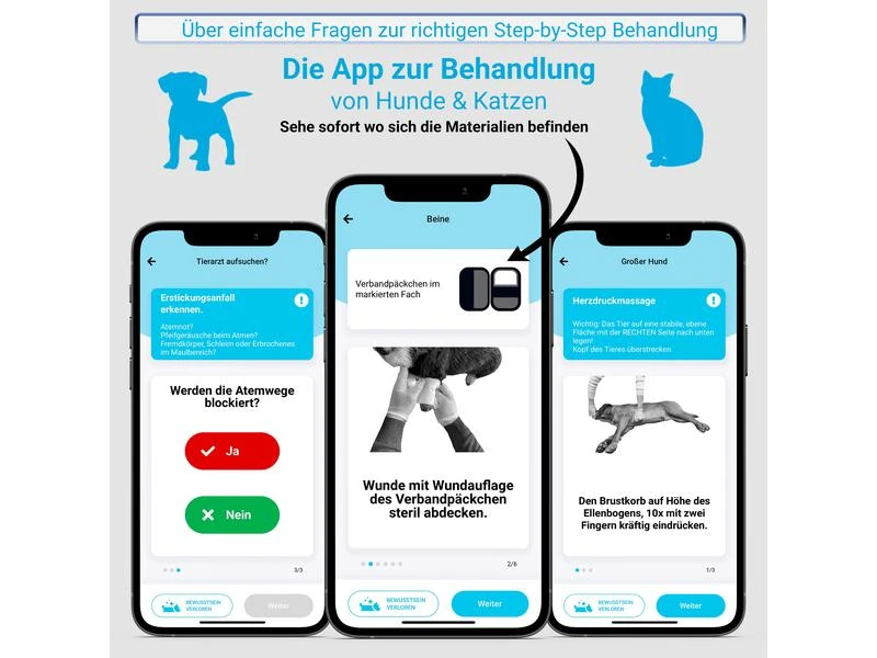 Pocdoc Tier-Erste-Hilfe-Set Pet Connect 4 Pocdoc Tier-Erste-Hilfe-Set Pet Connect – Bild 4