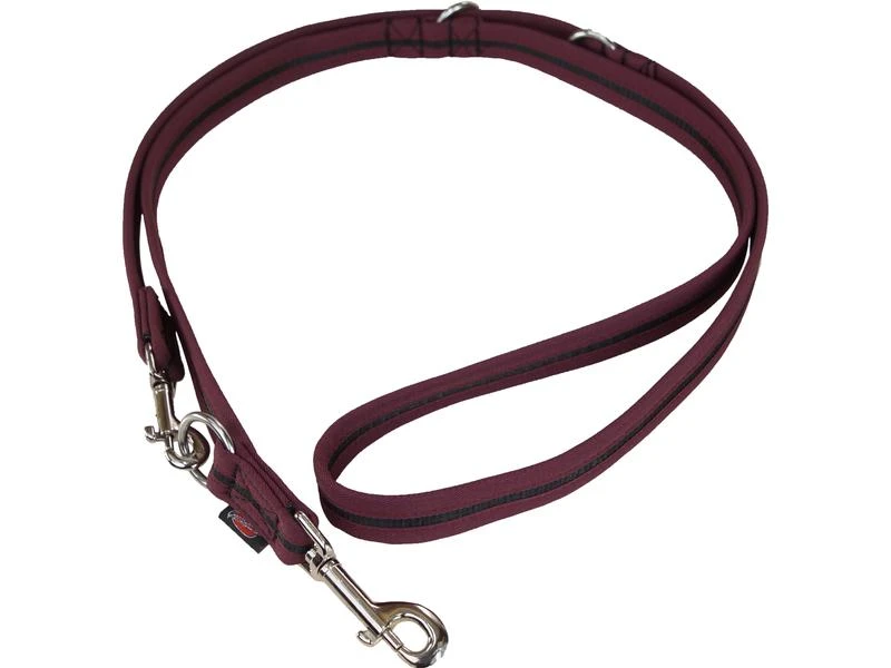 Grossenbacher Hundeleine 180 cm, 25 mm, Schwarz/Bordeaux 1 Grossenbacher Hundeleine 180 cm, 25 mm, Schwarz/Bordeaux