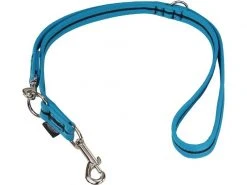 Grossenbacher Hundeleine 180 cm, 15 mm, Schwarz/Türkis