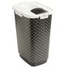 Rotho Tierfutterbehälter Cody, 25 l, Schwarz / Weiss