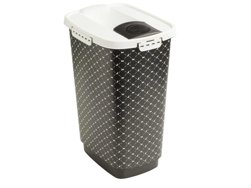 Rotho Tierfutterbehälter Cody, 25 l, Schwarz / Weiss 1 Rotho Tierfutterbehälter Cody, 25 l, Schwarz / Weiss