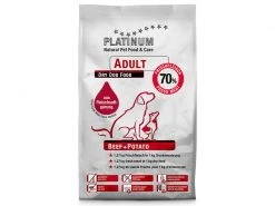 PLATINUM Halbfeuchtfutter Adult Rind, Kartoffel, 5 kg