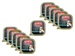 Rinti Nassfutter Feinest Geflügel Pur & Lachs, 11 x 150 g