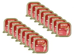 Rinti Nassfutter Gold Mini Rind & Perlhuhn, 16 x 100 g