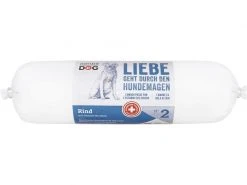 NaturaDog Nassfutter Rind mit Gemüse Brocken, 400 g