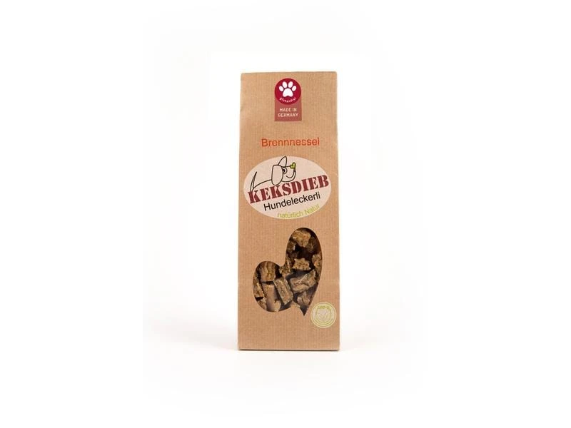 KEKSDIEB Leckerli Brennnessel Sticks glutenfrei, 100 g 1 KEKSDIEB Leckerli Brennnessel Sticks glutenfrei, 100 g