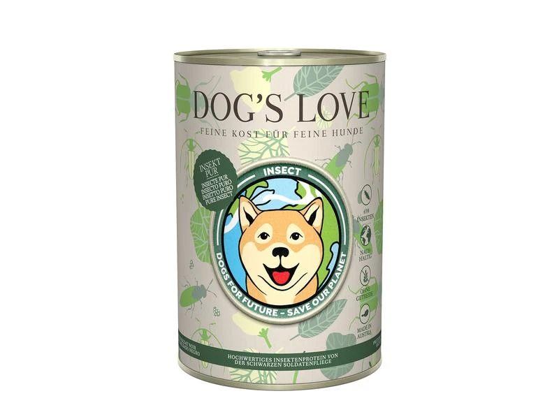 Dog's Love Nassfutter Insekt Pur, 6 x 400 g 2 Dog's Love Nassfutter Insekt Pur, 6 x 400 g – Bild 2