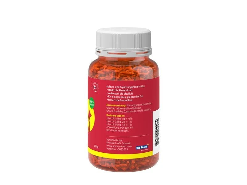 Anima Strath Hunde-Nahrungsergänzung Aufbaumittel Granulat, 100g 2 Anima Strath Hunde-Nahrungsergänzung Aufbaumittel Granulat, 100g – Bild 2