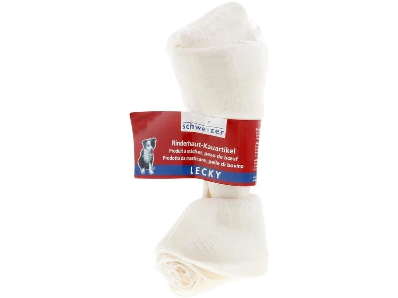 LECKY Kauknochen natur 15-18 cm, 1 Stk. 1 LECKY Kauknochen natur 15-18 cm, 1 Stk.
