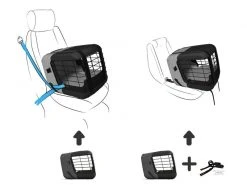 4pets Transportbox Caree Smoked Pearl -Hundewelt Verkäufe 220241088 xxl