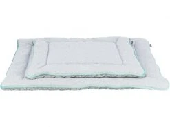 Trixie Hunde-Liegematte Junior, 50 x 40 cm, Hellgrau/Mint -Hundewelt Verkäufe 220515100 xxl
