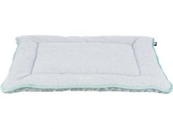 Trixie Hunde-Liegematte Junior, 50 x 40 cm, Hellgrau/Mint