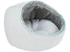 Trixie Kuschelhöhle Junior, ø 40 x 27 cm, Hellgrau/Mint -Hundewelt Verkäufe 220516346 xxl