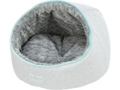 Trixie Kuschelhöhle Junior, ø 40 x 27 cm, Hellgrau/Mint -Hundewelt Verkäufe 220516350 xxl