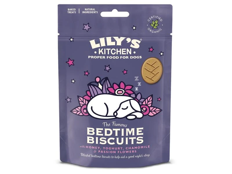 Lily's Kitchen Leckerli Bio Bedtime Biscuits, Honig/Joghurt, 80 g 1 Lily's Kitchen Leckerli Bio Bedtime Biscuits, Honig/Joghurt, 80 g