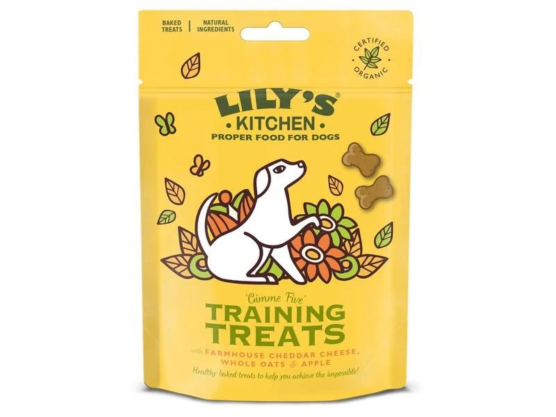 Lily's Kitchen Leckerli Bio Training Treats, Käse/Apfel, 80 g 1 Lily's Kitchen Leckerli Bio Training Treats, Käse/Apfel, 80 g