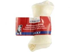 LECKY Kauknochen natur 10-12 cm, 1Stk.
