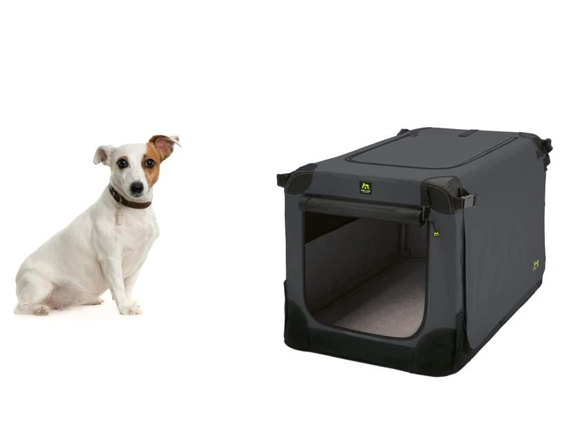 Maelson Transportbox Soft Kennel, Gr. 62 Anthrazit 2 Maelson Transportbox Soft Kennel, Gr. 62 Anthrazit – Bild 2