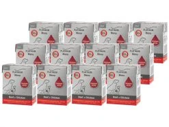 PLATINUM Nassfutter Adult Menu Rind & Huhn, 12 x 375 g