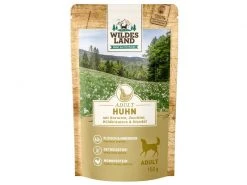 Wildes Land Nassfutter Huhn mit Karotten, Zucchini & Wildkräutern, 150g