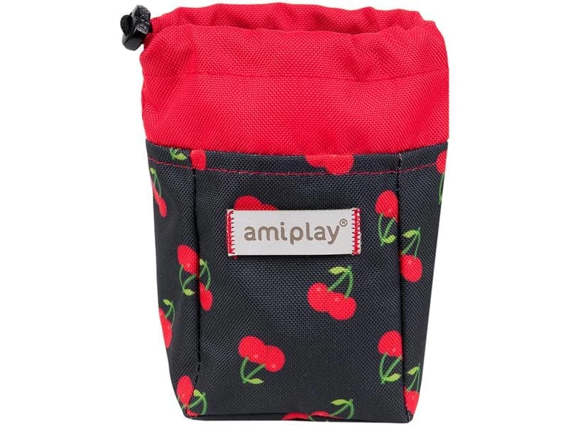 Amiplay Snack-Tasche Be Happy Cherry, Schwarz/Rot 1 Amiplay Snack-Tasche Be Happy Cherry, Schwarz/Rot
