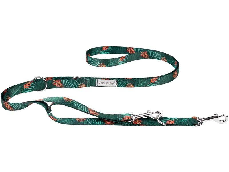 Amiplay Hundeleine Be Happy Jungle M, 2 cm / 1-2 m, verstellbar 1 Amiplay Hundeleine Be Happy Jungle M, 2 cm / 1-2 m, verstellbar