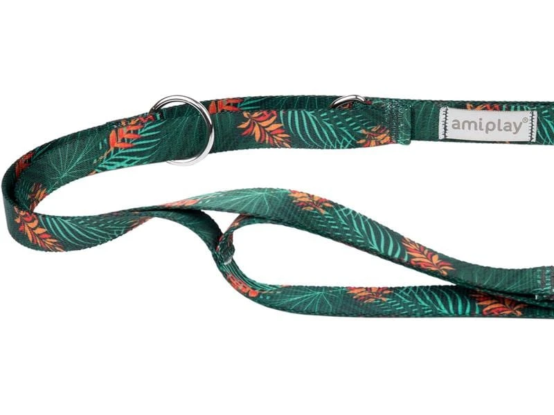 Amiplay Hundeleine Be Happy Jungle M, 2 cm / 1-2 m, verstellbar 2 Amiplay Hundeleine Be Happy Jungle M, 2 cm / 1-2 m, verstellbar – Bild 2
