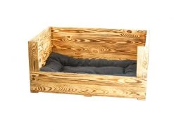 Holz Zollhaus Hunde-Sofa Vintage geflammt, 90 x 57 x 42 cm -Hundewelt Verkäufe 223016855 xxl