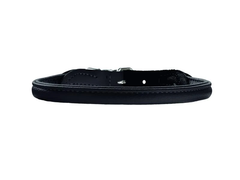 Hunter Halsband Round & Soft, Elk, Schwarz 2 Hunter Halsband Round & Soft, Elk, Schwarz – Bild 2