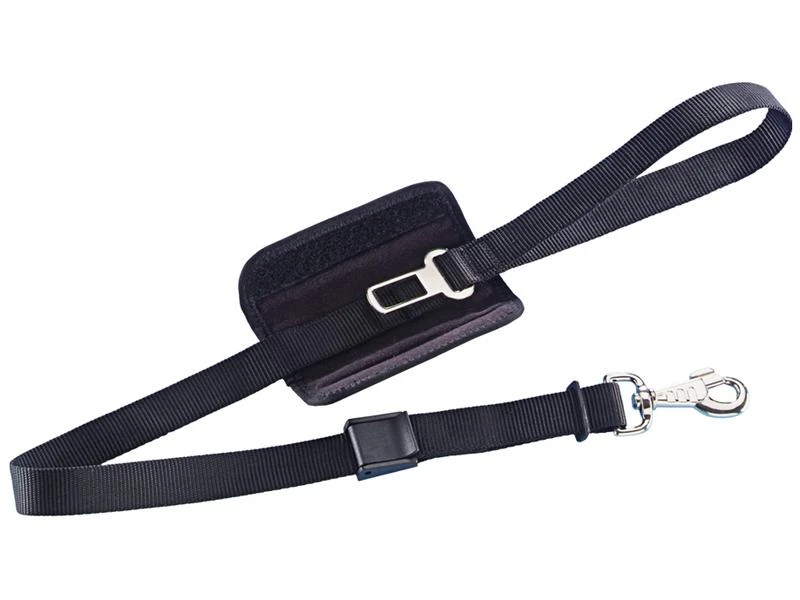 Nobby Leine inkl. Sicherheitsgurt, Schwarz 1 Nobby Leine inkl. Sicherheitsgurt, Schwarz