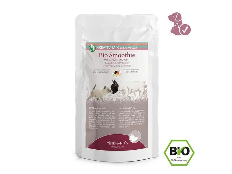 Herrmann's Nassfutter Bio Smoothie mit Gemüse und Obst 2 Herrmann's Nassfutter Bio Smoothie mit Gemüse und Obst – Bild 2