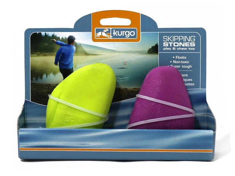 Kurgo Schwimmspielzeug Skipping Stones, 2er-Set, Assortiert 2 Kurgo Schwimmspielzeug Skipping Stones, 2er-Set, Assortiert – Bild 2