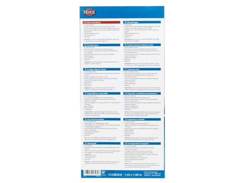 Trixie Auto-Schondecke Friends on Tour 1.45 x 1.6 m 2 Trixie Auto-Schondecke Friends on Tour 1.45 x 1.6 m – Bild 2