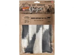 DeliBest Kausnack Origin Rinder-Kopfhaut mit Fell 15 cm, 200 g