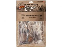 DeliBest Kausnack Origin Kaninchenohren mit Fell 100 g