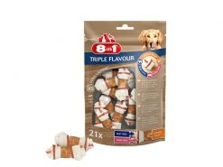 8in1 Kausnack Triple Flavour Bones XS, 21 Stk., 294 g