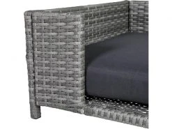Greemotion PET Hunde-Sofa Rattan-Optik, Grau, Grösse M -Hundewelt Verkäufe 227489011 xxl