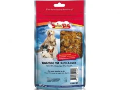 SwissDog Kausnack Knochen mit Huhn & Reis, 7 cm, 400 g