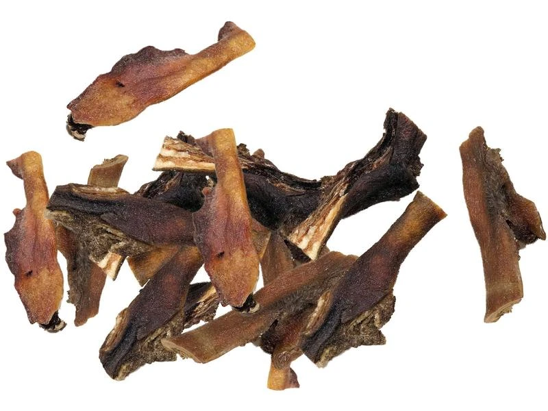 NATUREonly Kausnack Bullkau Rinderkopfhaut, 350 g 2 NATUREonly Kausnack Bullkau Rinderkopfhaut, 350 g – Bild 2