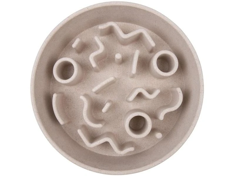 District 70 Bambusnapf Bamboo Dog Slow Feeder Ø 21 cm, Creme-Weiss 2 District 70 Bambusnapf Bamboo Dog Slow Feeder Ø 21 cm, Creme-Weiss – Bild 2