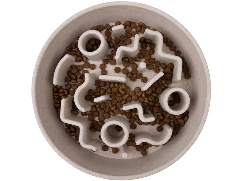 District 70 Bambusnapf Bamboo Dog Slow Feeder Ø 21 cm, Creme-Weiss 4 District 70 Bambusnapf Bamboo Dog Slow Feeder Ø 21 cm, Creme-Weiss – Bild 4