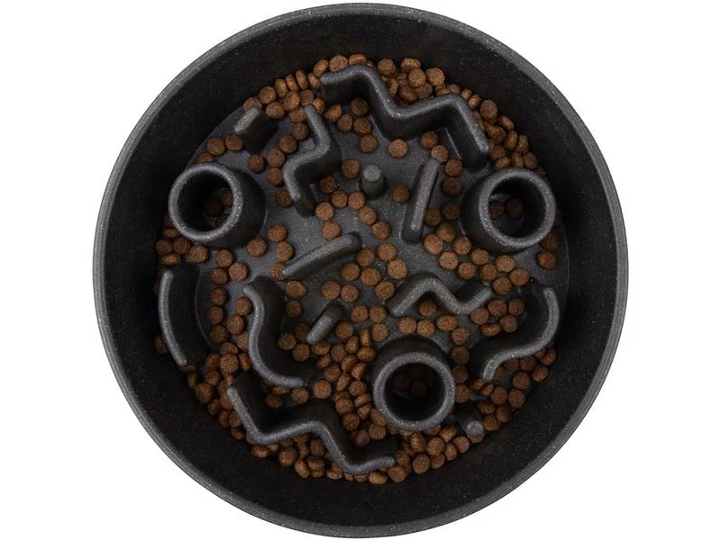 District 70 Bambusnapf Bamboo Dog Slow Feeder Ø 21 cm, Dunkel-Grau 4 District 70 Bambusnapf Bamboo Dog Slow Feeder Ø 21 cm, Dunkel-Grau – Bild 4