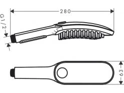 Hansgrohe Handbrause DogShower, Weiss matt -Hundewelt Verkäufe 228258772 xxl