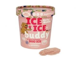 BeG Buddy Hunde-Nahrungsergänzung Eispulver mit Banane-Blaubeere, 66 g